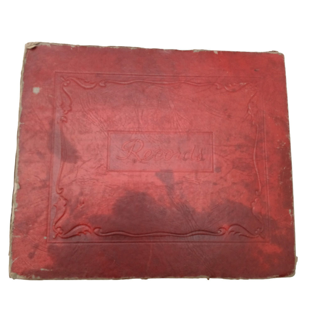 VTG Record Album Binder 78 RPM Various Artist Songs Vinyl Records Holder Storage